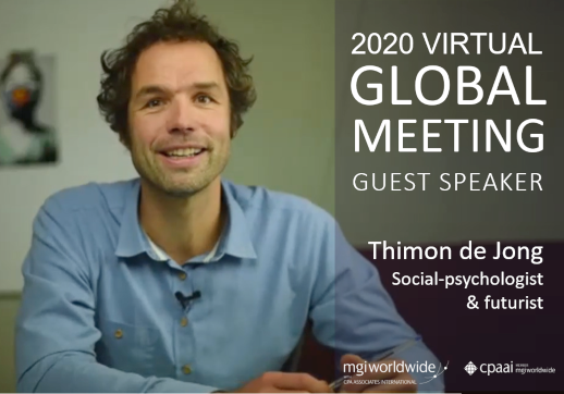 How do we see the world after the pandemic? Social Psychologist and Futurist Thimon de Jong explores how COVID19 is impacting human behaviour