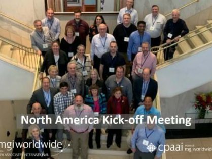 MGI North America and CPAAI members had their first North America Kick-Off Meeting in Houston, USA