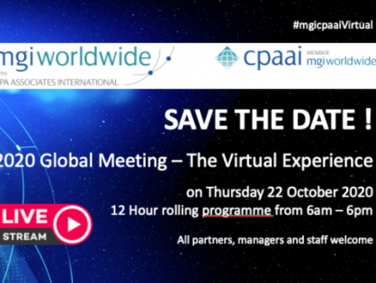 Save the date! Our first Global Meeting is going virtual this October