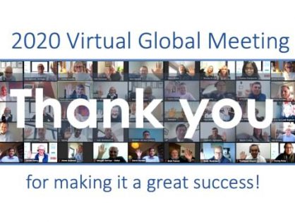A very special thank you to everyone who made our 2020 Virtual Global Meeting such a resounding success!