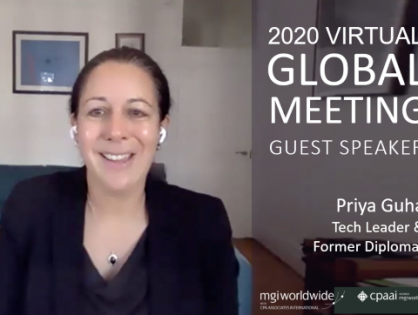 Listen NOW to Tech Leader and Former Diplomat Priya Guha on ‘Leadership and Managing Uncertainty in the COVID World and Beyond’