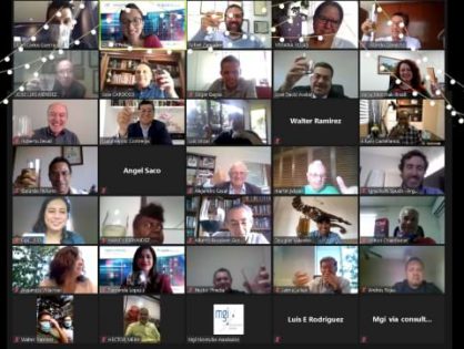 Celebrating together! MGI Worldwide CPAAI members gather virtually for year-end round-up and festive toast!