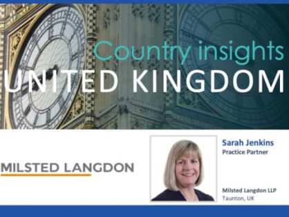 Country insights: UK – Sarah Jenkins of MGI UK & Ireland member firm Milsted Langdon talks about current trends in the UK accounting market