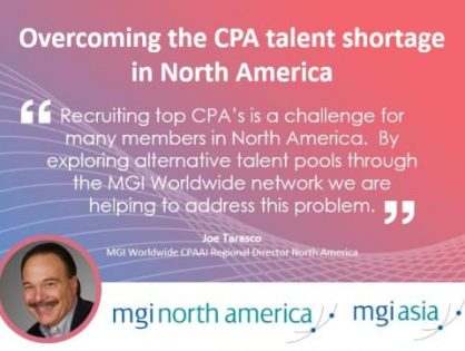 See how MGI Worldwide CPAAI member firms in North America and India are working together to overcome the CPA talent shortage