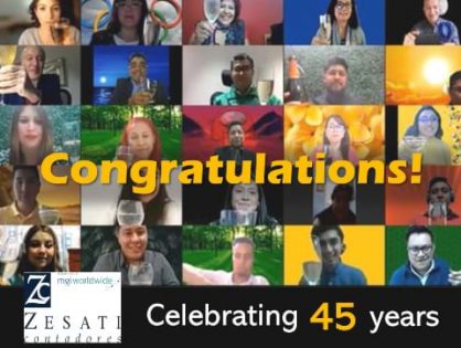 Mexico-based Zesati Contadores celebrates its 45th anniversary with a big virtual party!