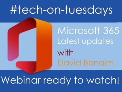 What's new in Microsoft 365 & business apps? Don't miss the latest updates in our #tech-on-tuesdays webinar!