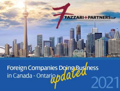 Fazzari + Partners LLP of MGI North America publishes an updated Doing Business in Canada Guide for MGI Worldwide network members