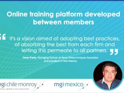 Online training platform developed between members