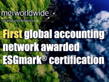 EXCITING NEWS: MGI Worldwide gains ESGmark® certification and moves ahead on Environmental, Social and Governance commitments