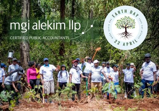 MGI Worldwide's Kenya-based member firm MGI Alekim LLP celebrates #EarthDay 2022 with an exciting tree planting initiative!