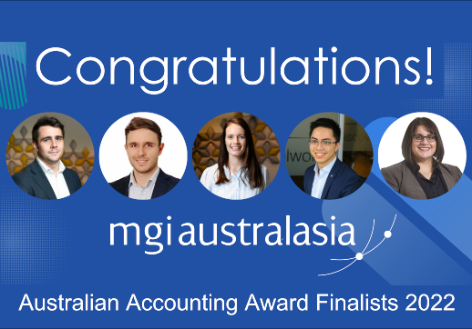 MGI Australasia members named as finalists in the Australian Accounting Awards 2022 awards!