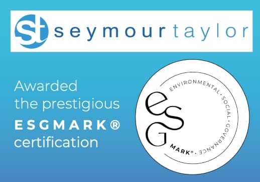 Seymour Taylor in the UK, announces prestigious ESGmark® certification