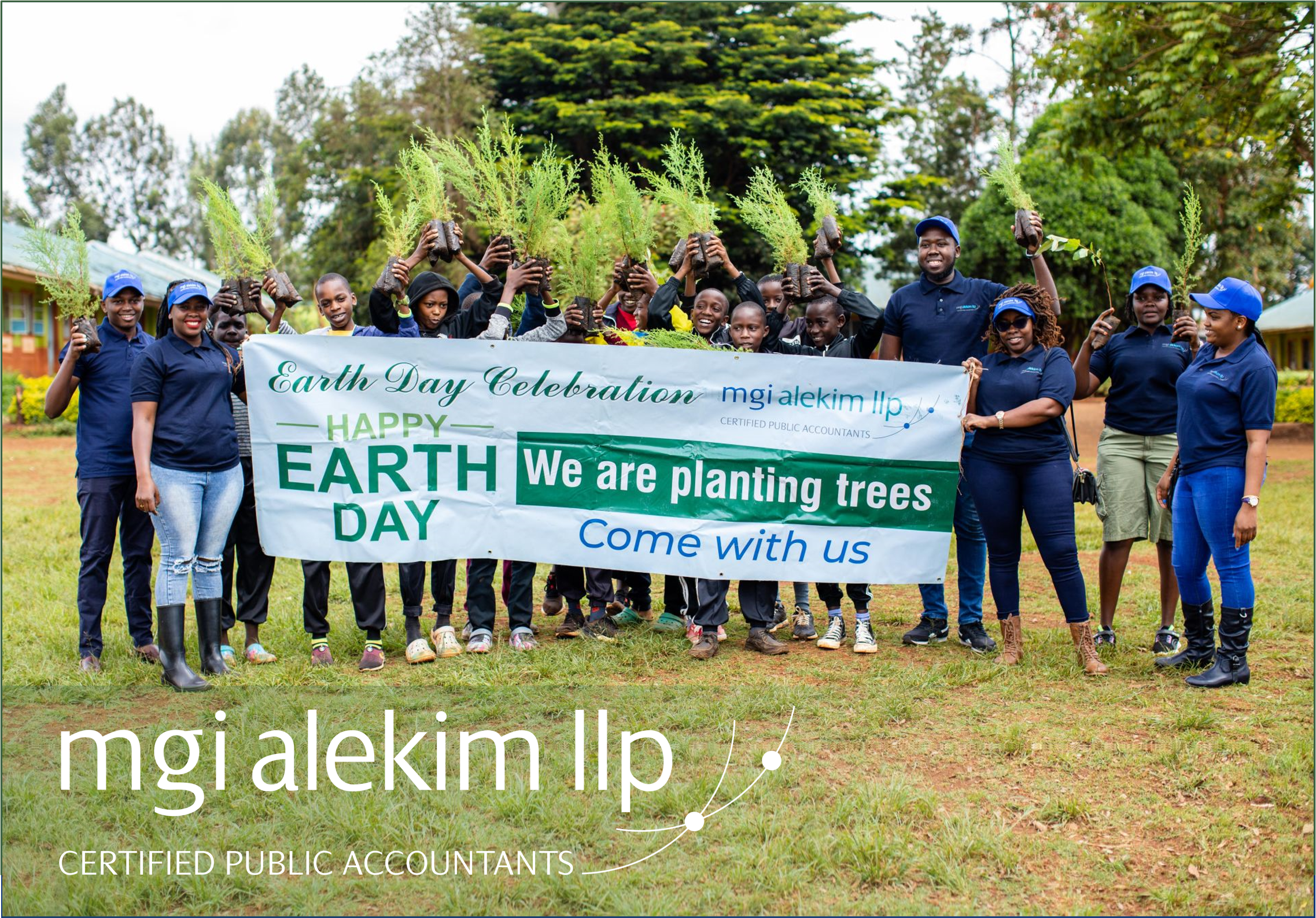 MGI Alekim planting 500 seedlings for Earth Day, great to see!